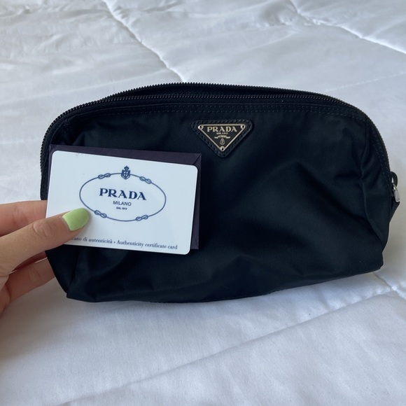 Prada Black Small Nylon Pouch - Picture 3 of 13
